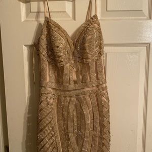 A long sparkle prom dress